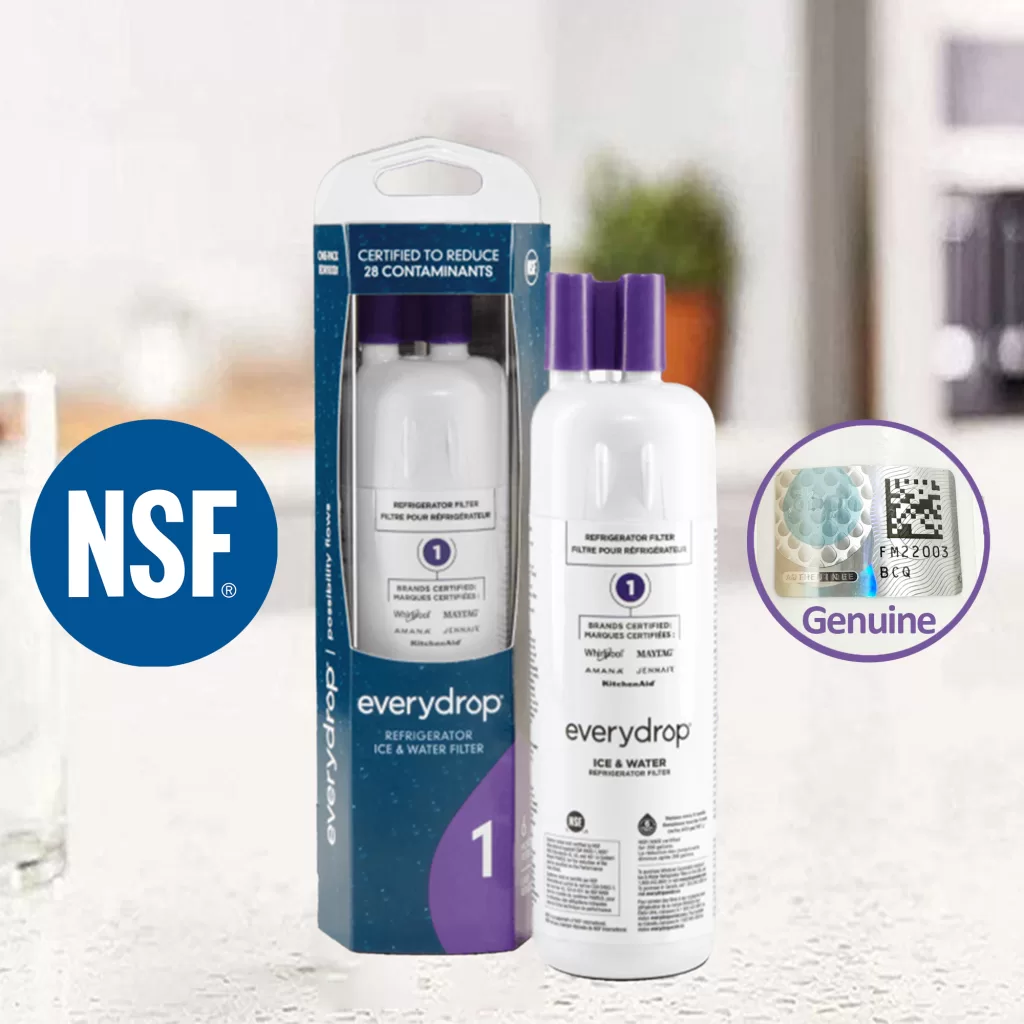 Everydrop Water Filter 1, Whirlpool Refrigerator Ice and Water Filters